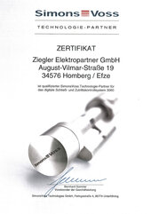 Zertifikat Technologiepartner